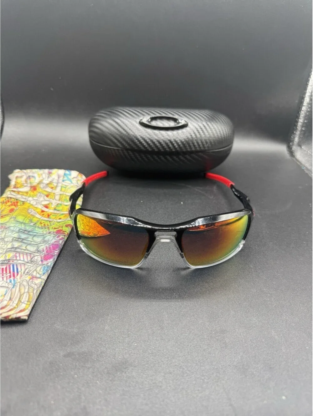 Oakley Triggerman Black Ink/Ruby Iridium Lenses OO9266-10